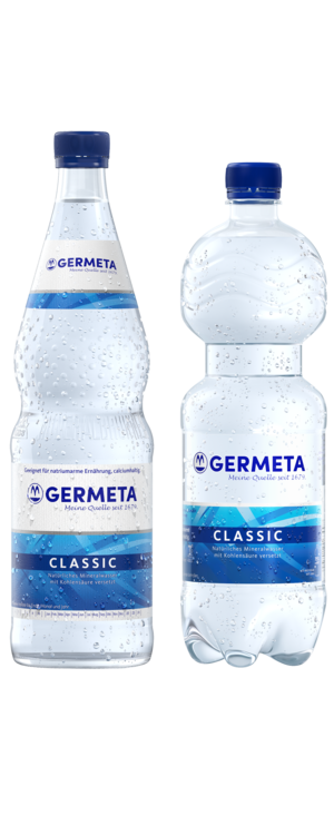 Germeta Mineralwasser Classic.
